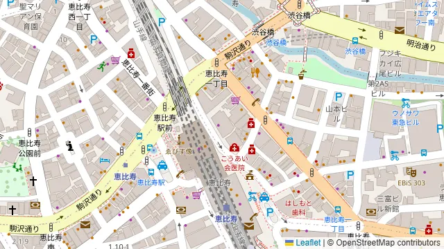 E₋smokeの周辺地図