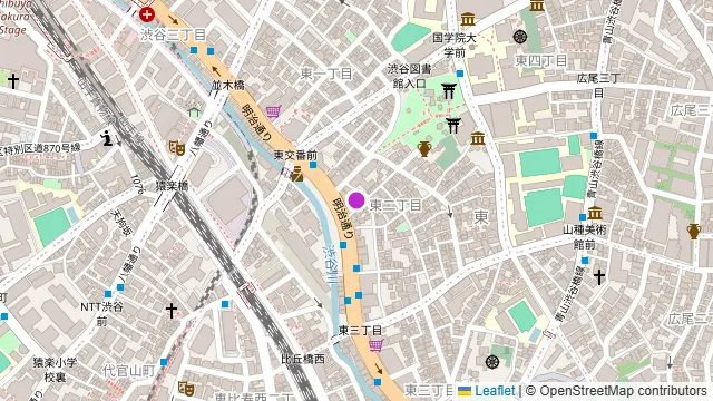 dining & bar KITSUNE 渋谷の周辺地図