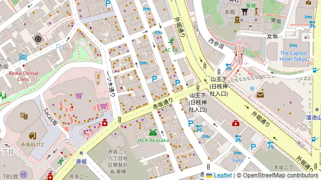 赤坂 Dining Bar Smileの周辺地図