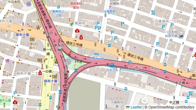 小料理屋 RUKA 麻布十番の周辺地図