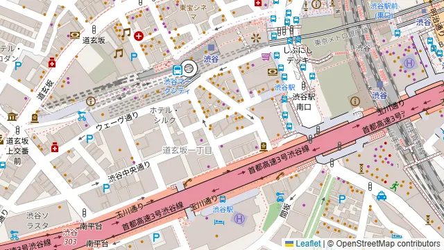渋谷ガーデンホールの周辺地図